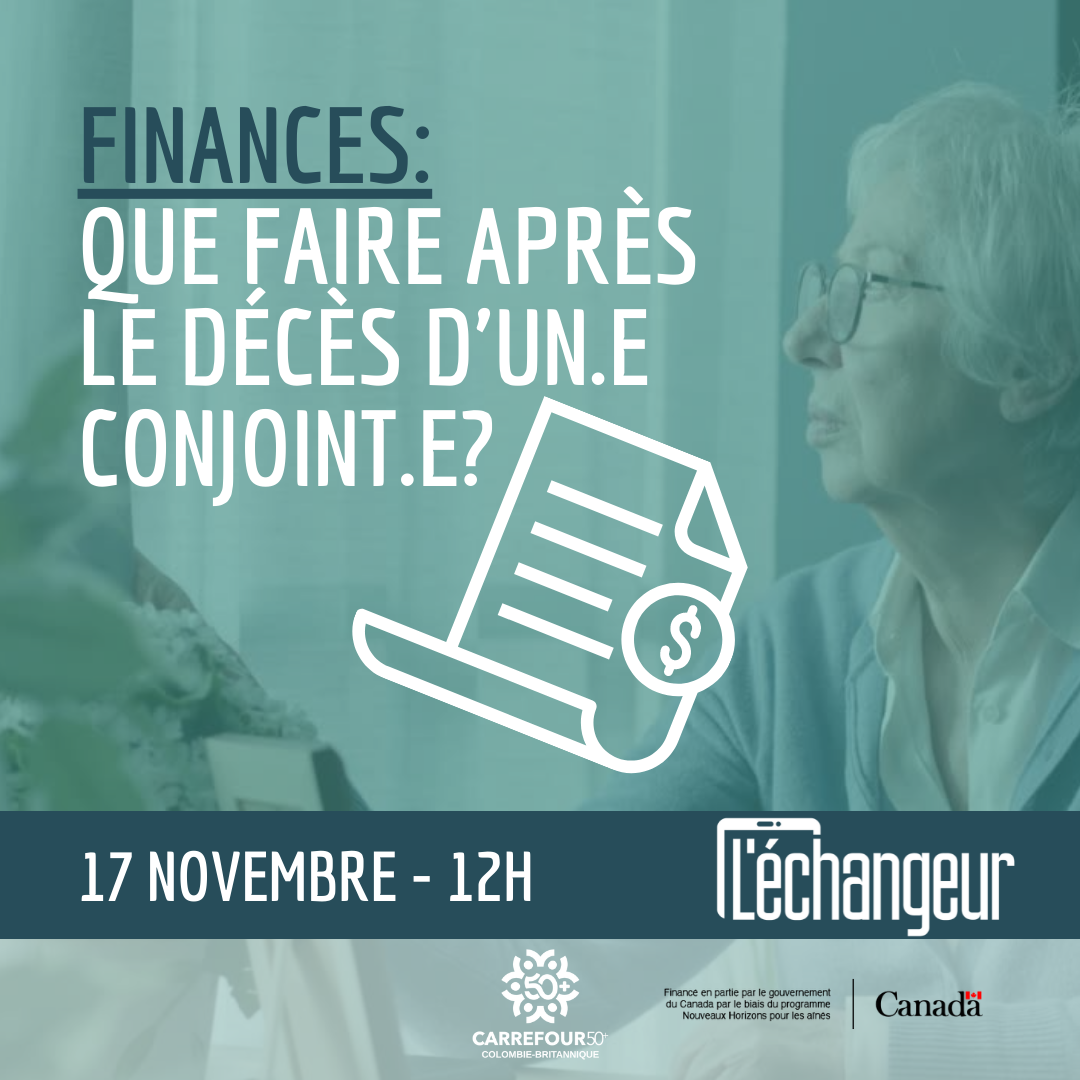 Finances: que faire après le décès d'un.e conjoint.e?
