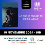 Club de lecture : Ce que je sais de toi